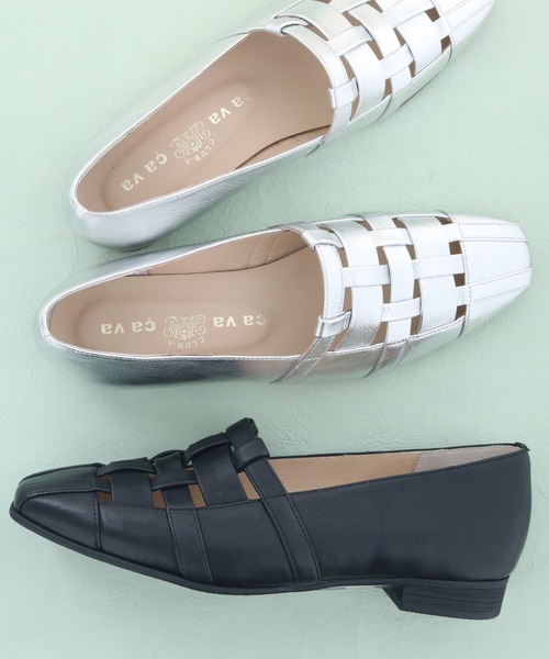 cava cava(サヴァサヴァ)の「メッシュサマーシューズ 1320615(パンプス・レディース・シルバー/ブラック/オレンジ・24.5cm/24.0cm/23.5cm/23.0cm/22.5cm)」の10枚目の写真