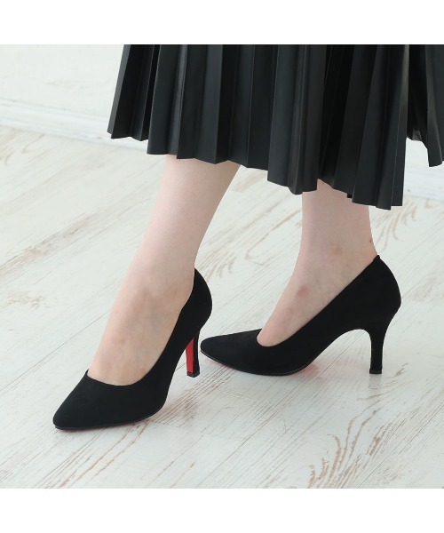 DEMETER(デメテル)の「8.0cmヒール ポインテッドトゥ レッドソール パンプス(パンプス・レディース・ブラック/ブラック系その他2/ブラック系その他3/ブラック系その他・M/L/S/LL)」の4枚目の写真