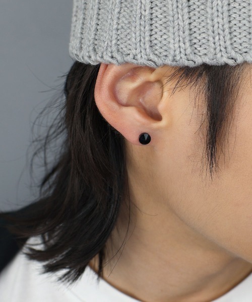 4INT.（フォイント）の「ブラックビジュー ストレートバーベル ボディ