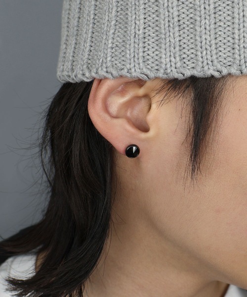 4INT.（フォイント）の「ブラックビジュー ストレートバーベル ボディ