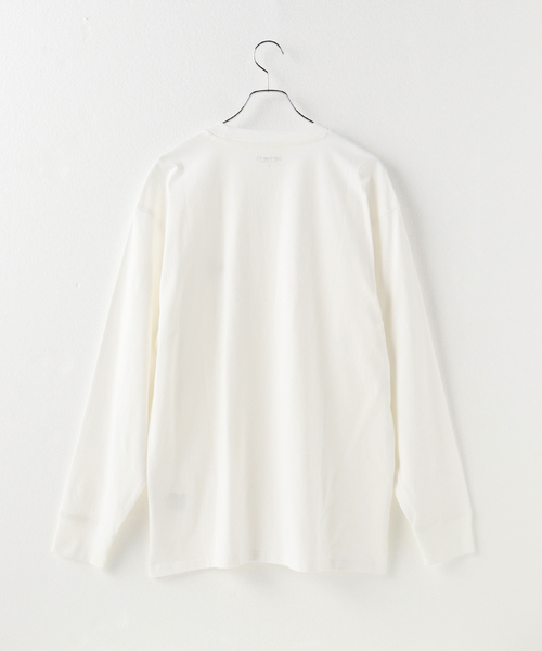 Carhartt WIP(カーハートダブリューアイピー)の「【Carhartt/カーハート】 L/S AMERICAN SCRIPT T-SHIRT(Tシャツ/カットソー・メンズ・ホワイト・MEDIUM/LARGE)」の2枚目の写真
