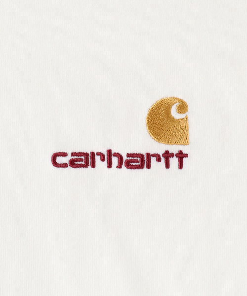 Carhartt WIP(カーハートダブリューアイピー)の「【Carhartt/カーハート】 L/S AMERICAN SCRIPT T-SHIRT(Tシャツ/カットソー・メンズ・ホワイト・MEDIUM/LARGE)」の7枚目の写真