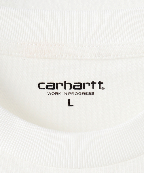 Carhartt WIP(カーハートダブリューアイピー)の「【Carhartt/カーハート】 L/S AMERICAN SCRIPT T-SHIRT(Tシャツ/カットソー・メンズ・ホワイト・MEDIUM/LARGE)」の9枚目の写真