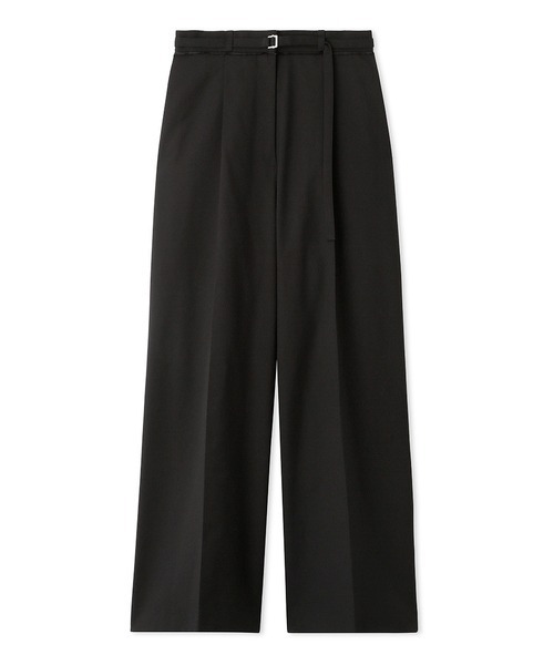 LILY BROWN（リリーブラウン）の「ツイルセンタープレスワイドパンツ（スラックス・レディース・グレー/ブラック/ピンク・1/0）」の6枚目の写真