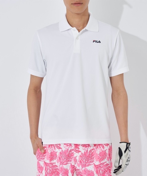 セール】【FILA GOLF/フィラゴルフ】ワンポイントポロシャツ