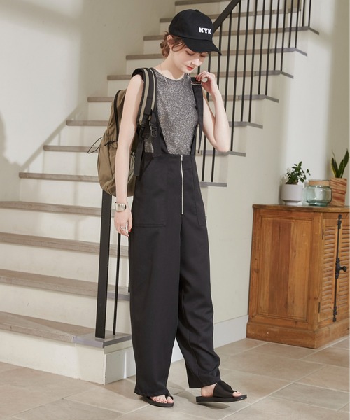 ANGIE（アンジー）の「ラメ アメスリ カップイン タンクトップ（タンクトップ・レディース・ライトグレー/ブラック/シルバー・FREE）」の11枚目の写真