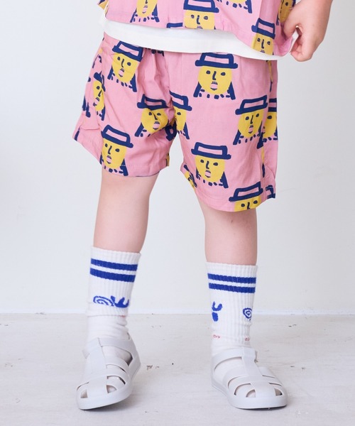 HOGAN RANCH WEAR（ホーガンランチウエア）の「ソウガラハーフパンツ（90～150cm）（その他パンツ・キッズ・ミント/ブラウン/レッド/ピンク・90/100/110/120/130/140/150）」の4枚目の写真