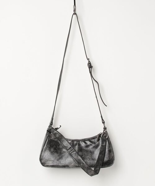 XU（エックスユー）の「pocket belt shoulder bag（ショルダーバッグ・メンズ・ダークブラウン/ブラック・ONE SIZE）」の9枚目の写真