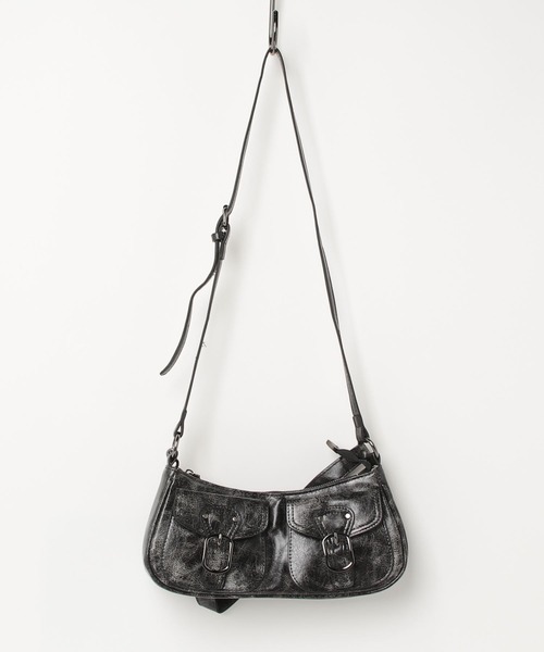 XU（エックスユー）の「pocket belt shoulder bag（ショルダーバッグ・メンズ・ダークブラウン/ブラック・ONE SIZE）」の16枚目の写真