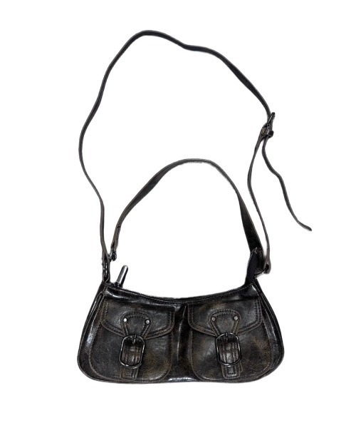 XU（エックスユー）の「pocket belt shoulder bag（ショルダーバッグ・メンズ・ダークブラウン/ブラック・ONE SIZE）」の22枚目の写真