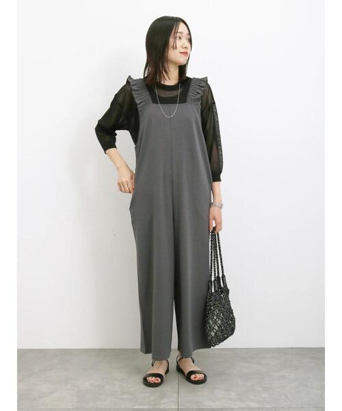 Samansa Mos2 blue（サマンサモスモスブルー）の「【ふっくらクッション】2wayフラットサンダル（ドレスシューズ・レディース・イエロー/ブラック/シルバー・L/M）」の10枚目の写真