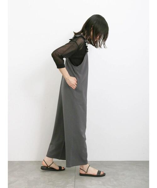 Samansa Mos2 blue（サマンサモスモスブルー）の「【ふっくらクッション】2wayフラットサンダル（ドレスシューズ・レディース・イエロー/ブラック/シルバー・L/M）」の12枚目の写真