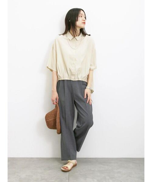 Samansa Mos2 blue（サマンサモスモスブルー）の「【ふっくらクッション】2wayフラットサンダル（ドレスシューズ・レディース・イエロー/ブラック/シルバー・L/M）」の15枚目の写真