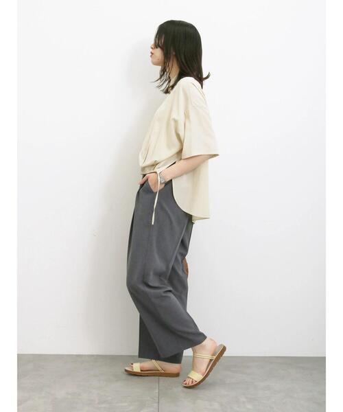 Samansa Mos2 blue（サマンサモスモスブルー）の「【ふっくらクッション】2wayフラットサンダル（ドレスシューズ・レディース・イエロー/ブラック/シルバー・L/M）」の16枚目の写真