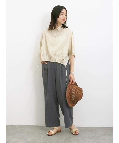 Samansa Mos2 blue（サマンサモスモスブルー）の「【ふっくらクッション】2wayフラットサンダル（ドレスシューズ・レディース・イエロー/ブラック/シルバー・L/M）」の17枚目の写真