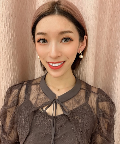 Cupid Heart(キューピッドハート)の「【Cupid Heart】結婚式用!パールチャームイヤリング(イヤリング・レディース・ベージュ・MEDIUM)」の3枚目の写真