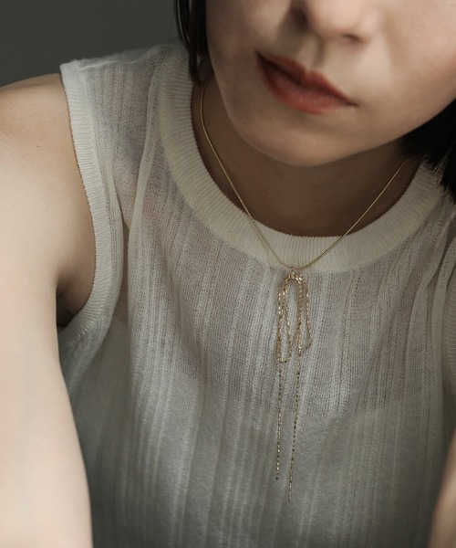 select MOCA（セレクトモカ）の「ロープリボンネックレス（ネックレス・レディース・ゴールド/シルバー・FREE）」の10枚目の写真