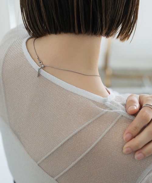 select MOCA（セレクトモカ）の「ロープリボンネックレス（ネックレス・レディース・ゴールド/シルバー・FREE）」の16枚目の写真