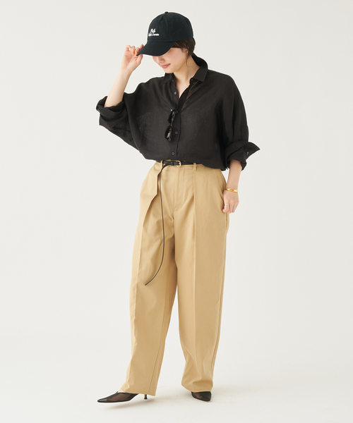 セール】Linen Short シャツ（シャツ/ブラウス）｜Plage