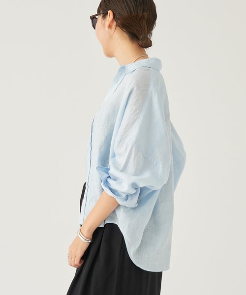 セール】Linen Short シャツ（シャツ/ブラウス）｜Plage