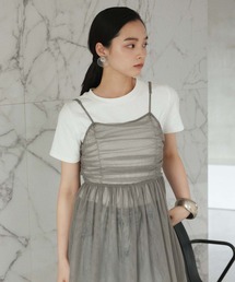 チュールキャミトップス