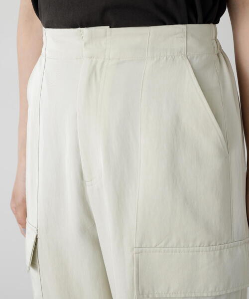 N.(N. Natural Beauty Basic)(エヌエヌナチュラルビューティーベーシック)の「◆ツイルテーパーカーゴパンツ(カーゴパンツ・レディース・ベージュ/ピンク・MEDIUM)」の18枚目の写真