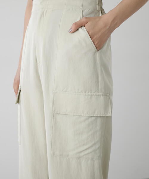 N.(N. Natural Beauty Basic)(エヌエヌナチュラルビューティーベーシック)の「◆ツイルテーパーカーゴパンツ(カーゴパンツ・レディース・ベージュ/ピンク・MEDIUM)」の20枚目の写真