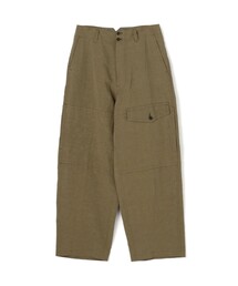リネンコットン ワークパンツ