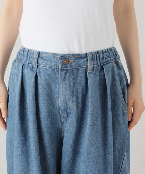 ANGLAN（アングラン）の「ANGLAN Stone Vintage Denim Balloon PANTS