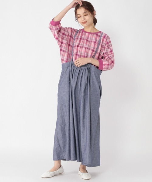 セール】多機能ダブルフロントキャミワンピース[プチサイズあり