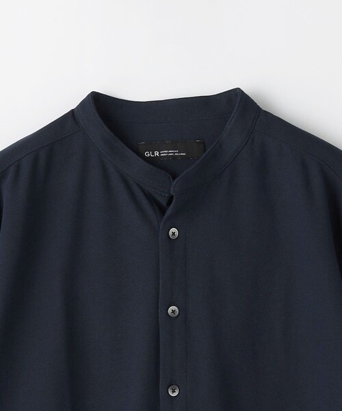 green label relaxing（グリーンレーベルリラクシング）の「【WEB限定】JUSTFIT カノコ バンドカラー 7分袖 シャツ（シャツ/ブラウス・メンズ・オフホワイト/ブラック/ネイビー・XL/S/M/L）」の14枚目の写真