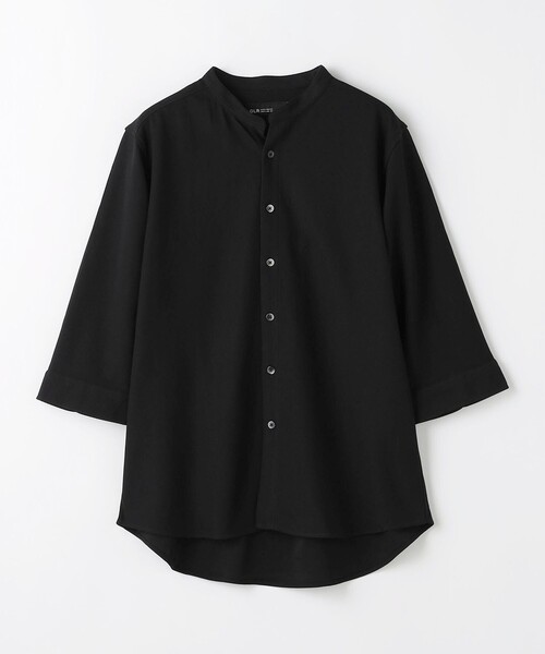 green label relaxing（グリーンレーベルリラクシング）の「【WEB限定】JUSTFIT カノコ バンドカラー 7分袖 シャツ（シャツ/ブラウス・メンズ・オフホワイト/ブラック/ネイビー・XL/S/M/L）」の22枚目の写真