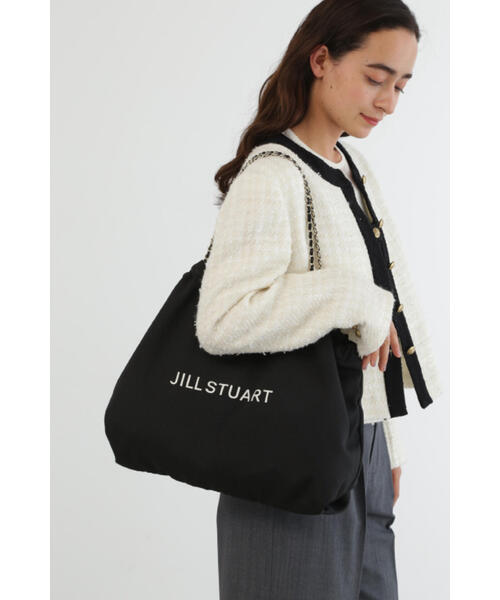 [JILLSTUART] LOGO PRINT LEATHER CHAIN TOTE BAG ☆送料込☆ JILLSTUART LOGO PRINT LEATHER CHAIN TOTE BAG BBH2657