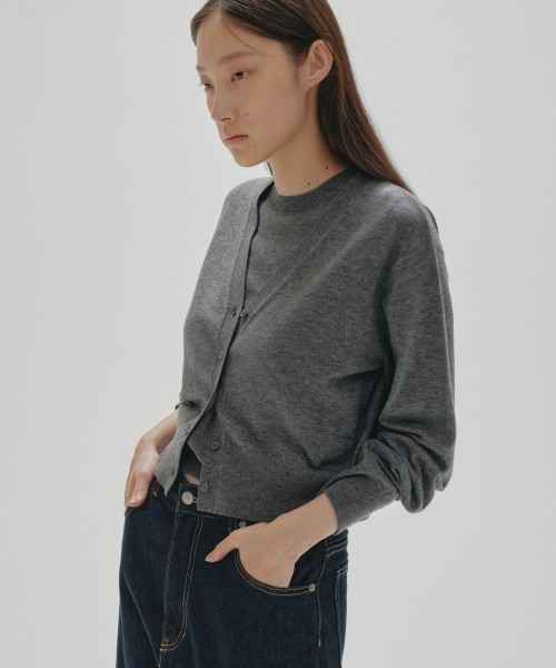 TODAYFUL（トゥデイフル）の「2set Useful Knit（Tシャツ/カットソー・レディース・ブラック/グレー/モカ・FREE）」の19枚目の写真
