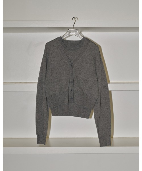 TODAYFUL（トゥデイフル）の「2set Useful Knit（Tシャツ/カットソー・レディース・ブラック/グレー/モカ・FREE）」の5枚目の写真