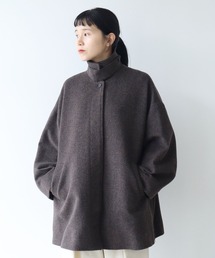 うの様☆yuni コットンリネンhaoriコート 定価2.8万円 ガウン 綿麻 yuni（ユニ ）の「コットン/リネン 楊柳 stripe haori（ノー