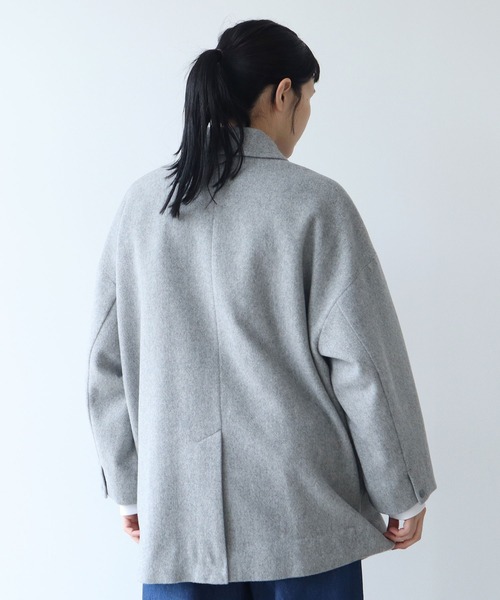 ユニ 2024AW ウールスーパー100 ミドルレングス ステンコート AMBIDEX Store ○ウールスーパー100 ミドルレングス ステンコート(F