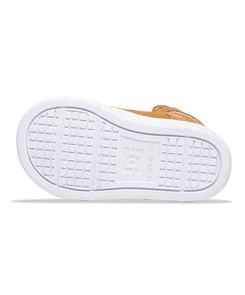 DC(ディーシー)の「DC/ディーシー スニーカー キッズ Ts PURE HIGH-TOP SE UL SNトドラーズ ピュア ハイトップ エスイー ユーエル エスエヌ スニーカー 軽量 ゴムひも ハイカット DT244602(スニーカー・キッズ・ホワイト×ブラック/ブラウン系その他・14.0cm/15.0cm/16.0cm/13.0cm)」の6枚目の写真