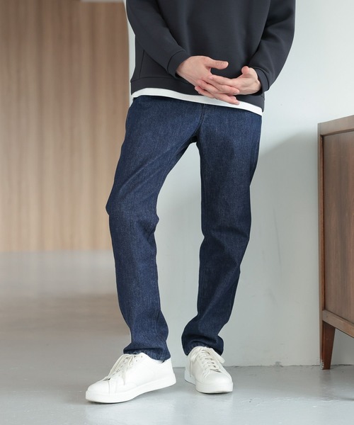 GLOBAL WORK（グローバルワーク）の「GOODデニムスリムパンツ/115831（デニムパンツ・メンズ・ブルー系8/ブルー系5・S/M/L/XL）」の2枚目の写真