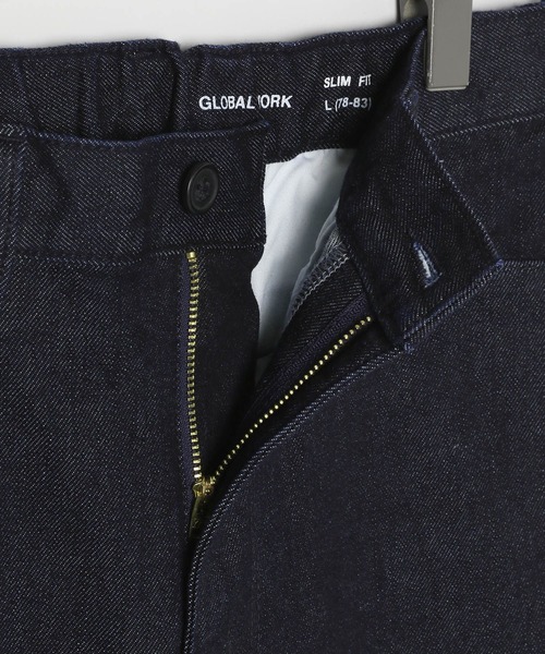 GLOBAL WORK（グローバルワーク）の「GOODデニムスリムパンツ/115831（デニムパンツ・メンズ・ブルー系8/ブルー系5・S/M/L/XL）」の12枚目の写真