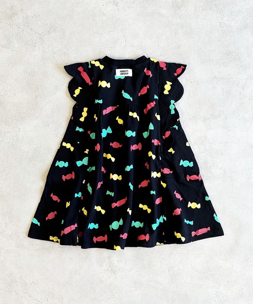 HOGAN RANCH WEAR(ホーガンランチウエア)の「ソウガラスカラップスリーブワンピース(ワンピース・キッズ・アイボリー/ブラック/ピンク・90/100/110/120/130)」の13枚目の写真