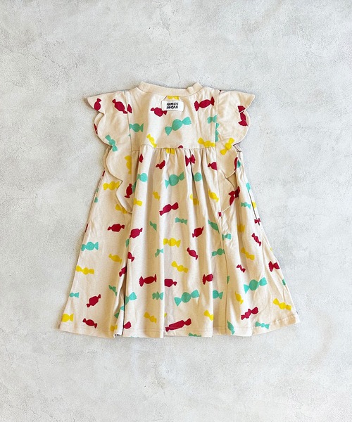 HOGAN RANCH WEAR(ホーガンランチウエア)の「ソウガラスカラップスリーブワンピース(ワンピース・キッズ・アイボリー/ブラック/ピンク・90/100/110/120/130)」の11枚目の写真