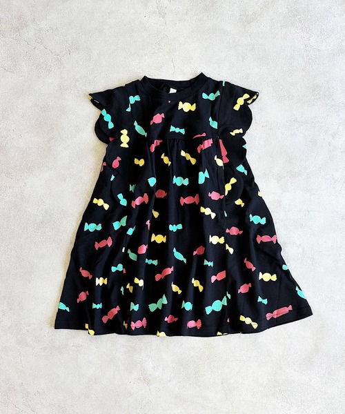 HOGAN RANCH WEAR(ホーガンランチウエア)の「ソウガラスカラップスリーブワンピース(ワンピース・キッズ・アイボリー/ブラック/ピンク・90/100/110/120/130)」の20枚目の写真