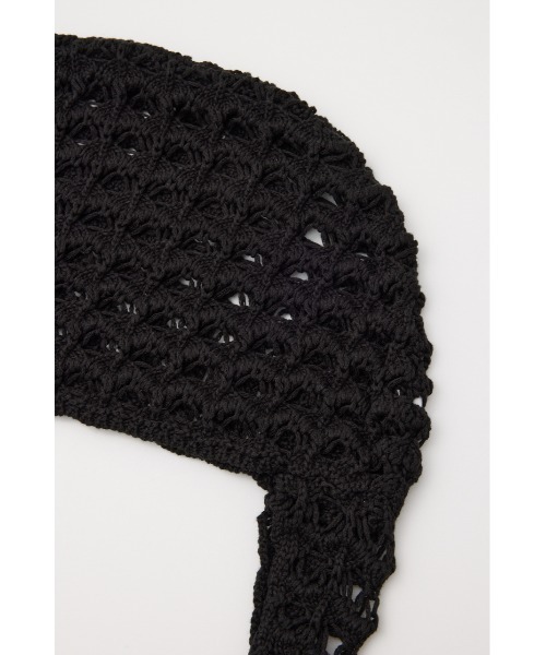 Cap / ニットキャップ / ブラックパイソンメッシュ Cap / ニットキャップ / ブラックパイソンメッシュ Cap / ニット