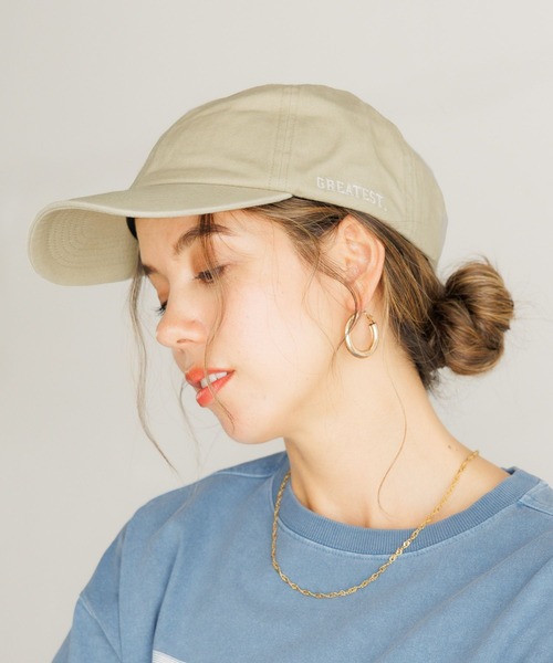 BAYFLOW(ベイフロー)の「ピグメントハートCAP(キャップ・レディース・ベージュ/ブラウン/グレー・FREE)」の3枚目の写真