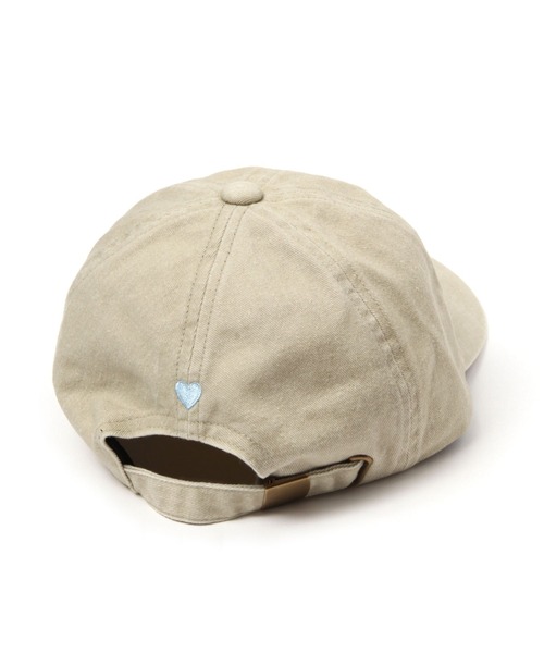 BAYFLOW(ベイフロー)の「ピグメントハートCAP(キャップ・レディース・ベージュ/ブラウン/グレー・FREE)」の4枚目の写真