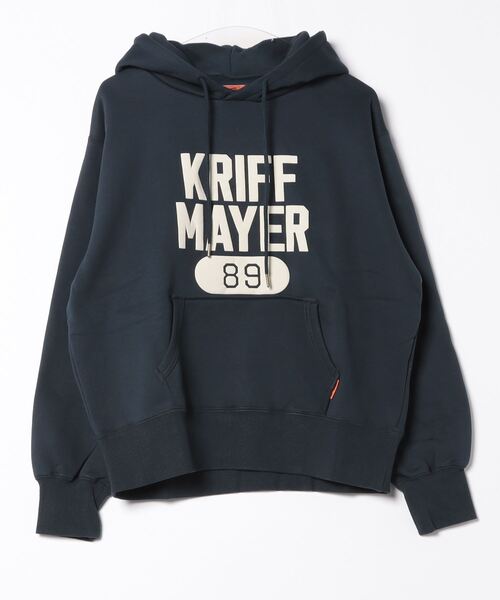 KRIFF MAYER Lady's Collection（クリフメイヤーレディースコレクション）の「ロゴスウェットパーカー（スウェット・メンズ・グレー/マスタード/カラフル/レッド/ネイビー/オートミール・MEDIUM/X-LARGE/LARGE）」の12枚目の写真