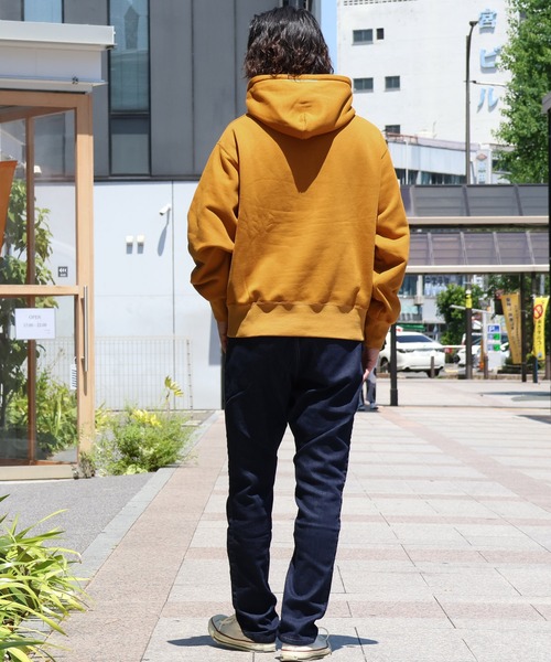 KRIFF MAYER Lady's Collection（クリフメイヤーレディースコレクション）の「ロゴスウェットパーカー（スウェット・メンズ・グレー/マスタード/カラフル/レッド/ネイビー/オートミール・MEDIUM/X-LARGE/LARGE）」の17枚目の写真