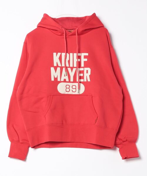 KRIFF MAYER Lady's Collection（クリフメイヤーレディースコレクション）の「ロゴスウェットパーカー（スウェット・メンズ・グレー/マスタード/カラフル/レッド/ネイビー/オートミール・MEDIUM/X-LARGE/LARGE）」の13枚目の写真