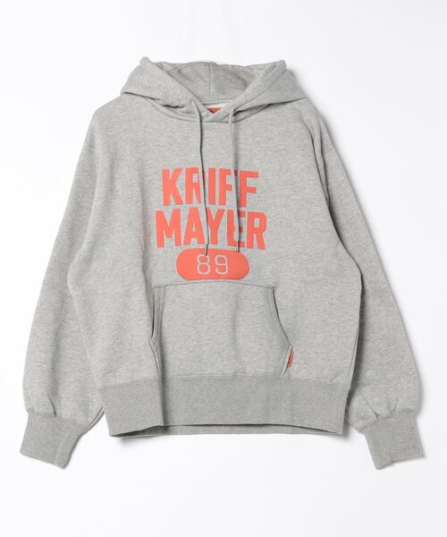 KRIFF MAYER Lady's Collection（クリフメイヤーレディースコレクション）の「ロゴスウェットパーカー（スウェット・メンズ・グレー/マスタード/カラフル/レッド/ネイビー/オートミール・MEDIUM/X-LARGE/LARGE）」の14枚目の写真